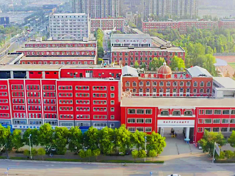 镇安校园鸟瞰图